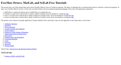 Desktop Screenshot of freemat.info